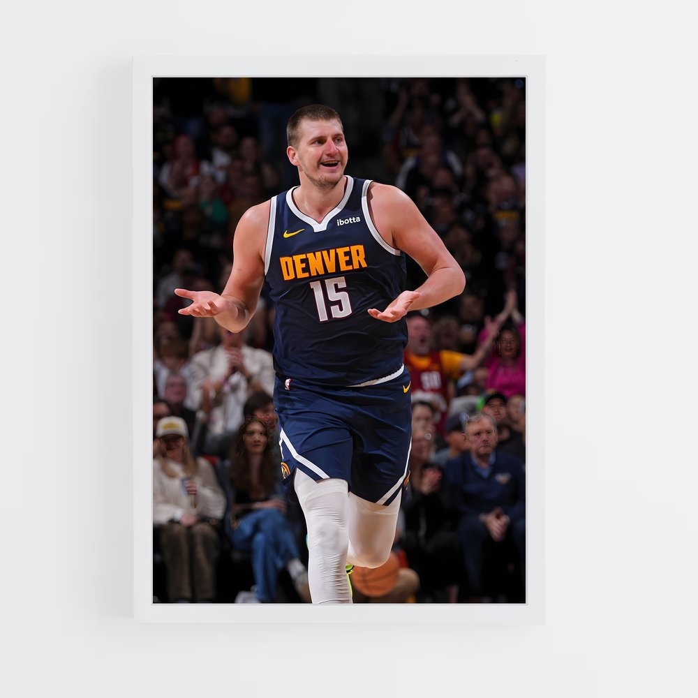 Poster L’Éclair de Nikola – affiche Basketball (vue 3)